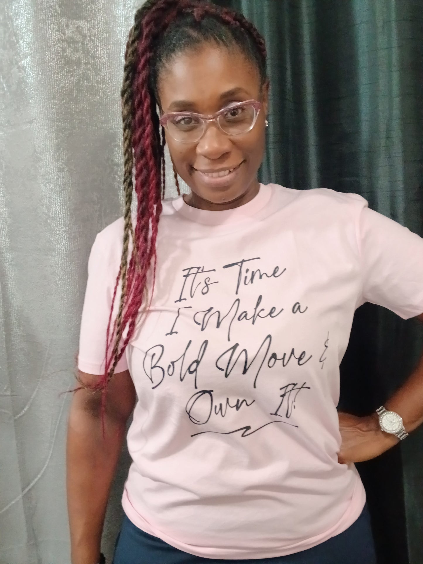 Bold Move Unisex Organic Cotton Tee