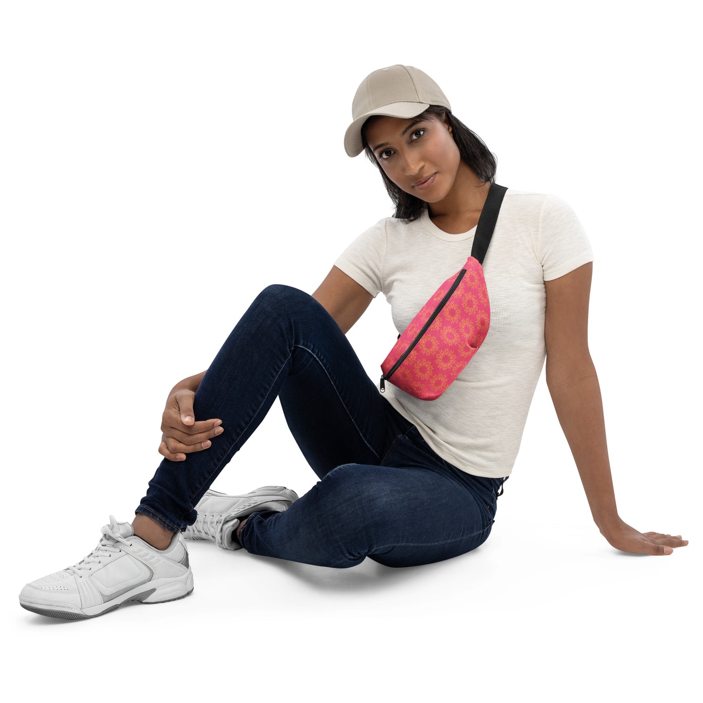 Pinky Flower Fanny Pack