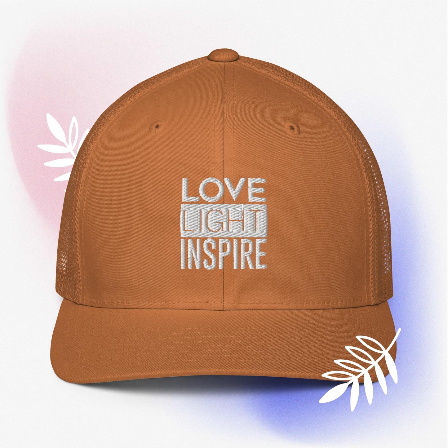 Love Light Inspire Trucker Cap