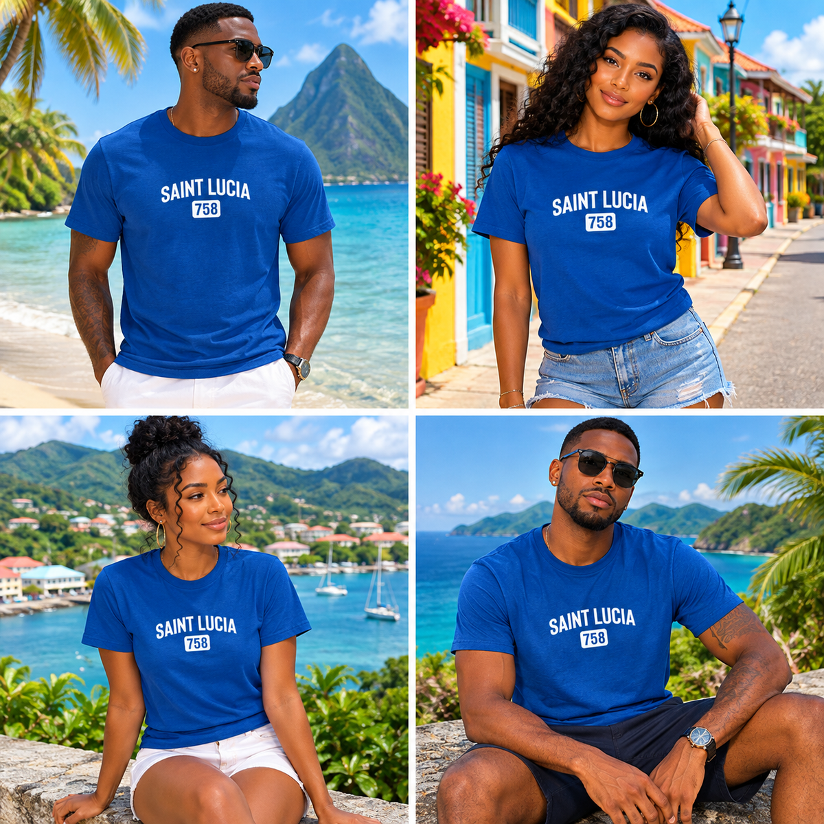 St. Lucia Unisex Tee