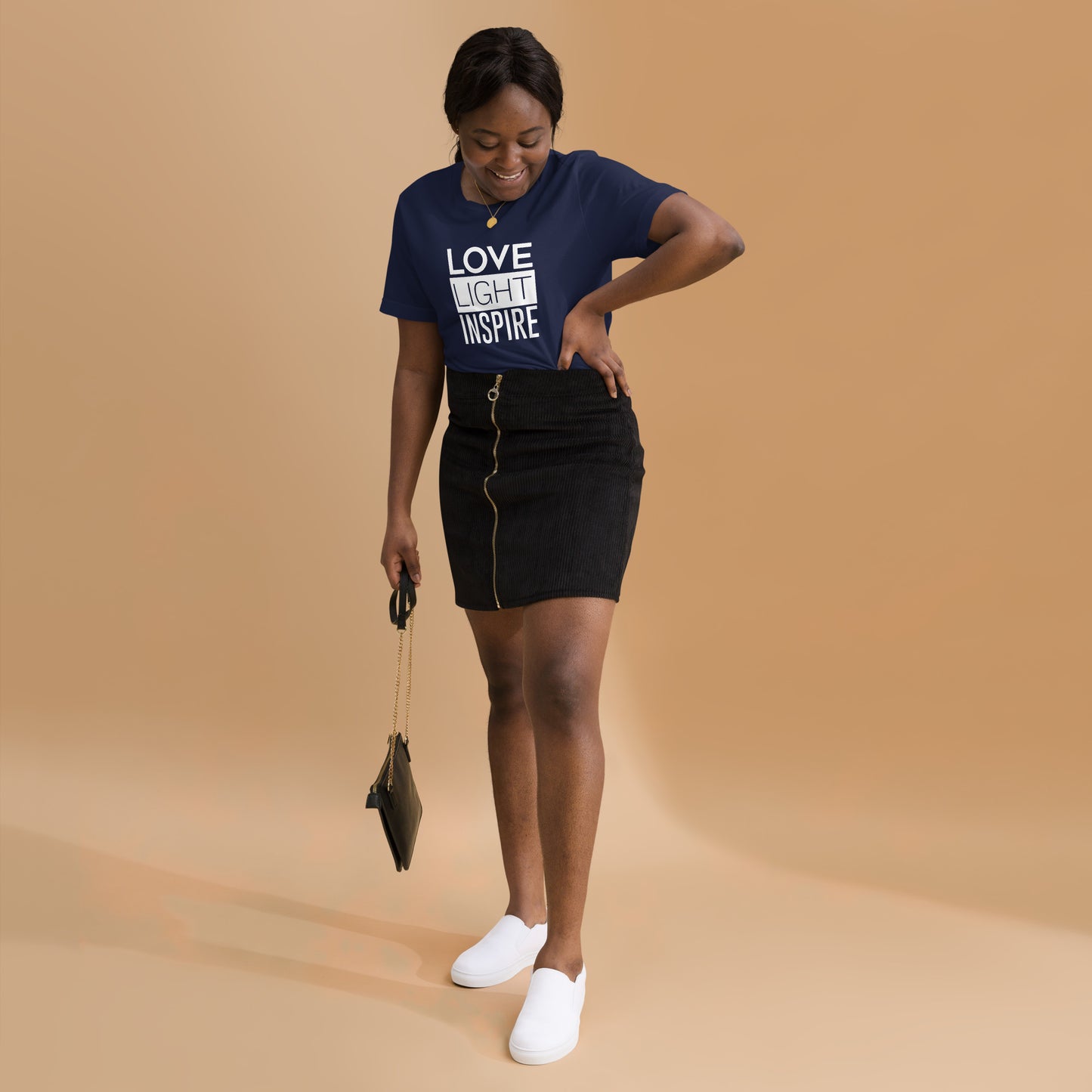 Love.Light.Inspire Block Letter Unisex Tee