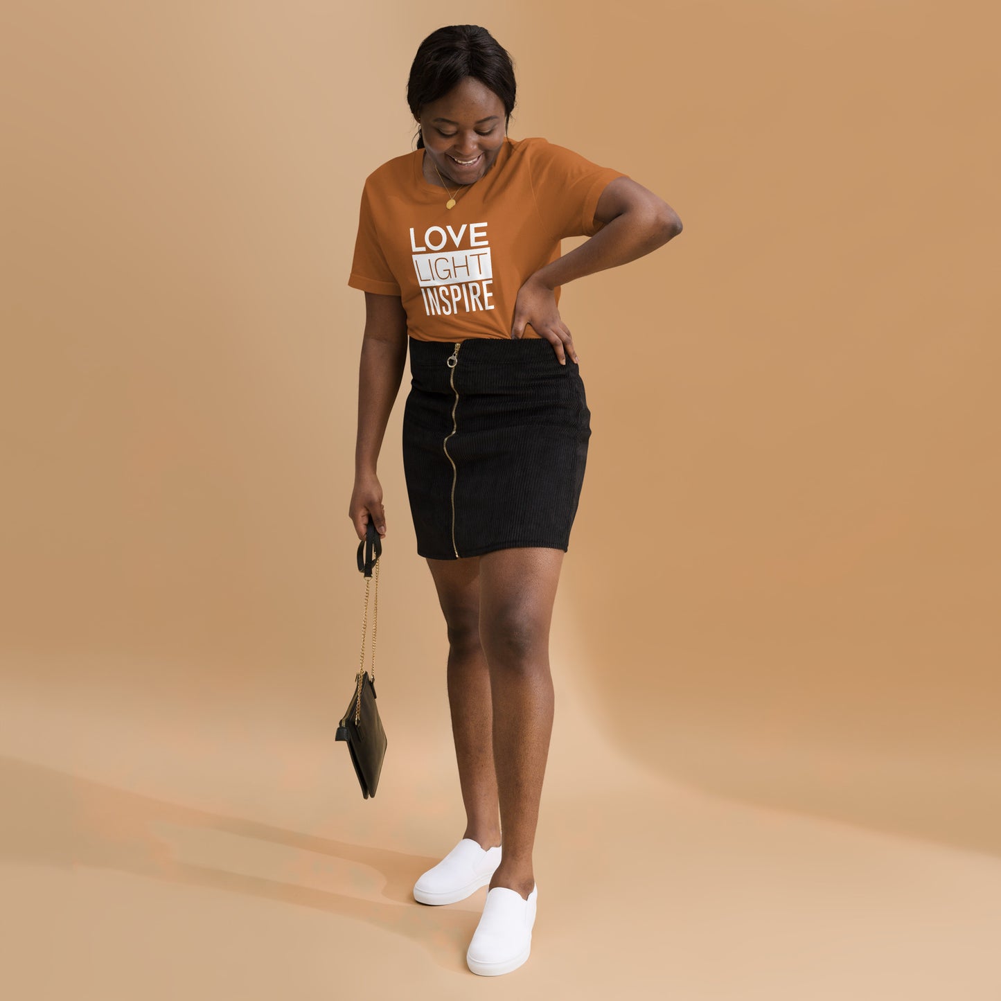 Love.Light.Inspire Block Letter Unisex Tee