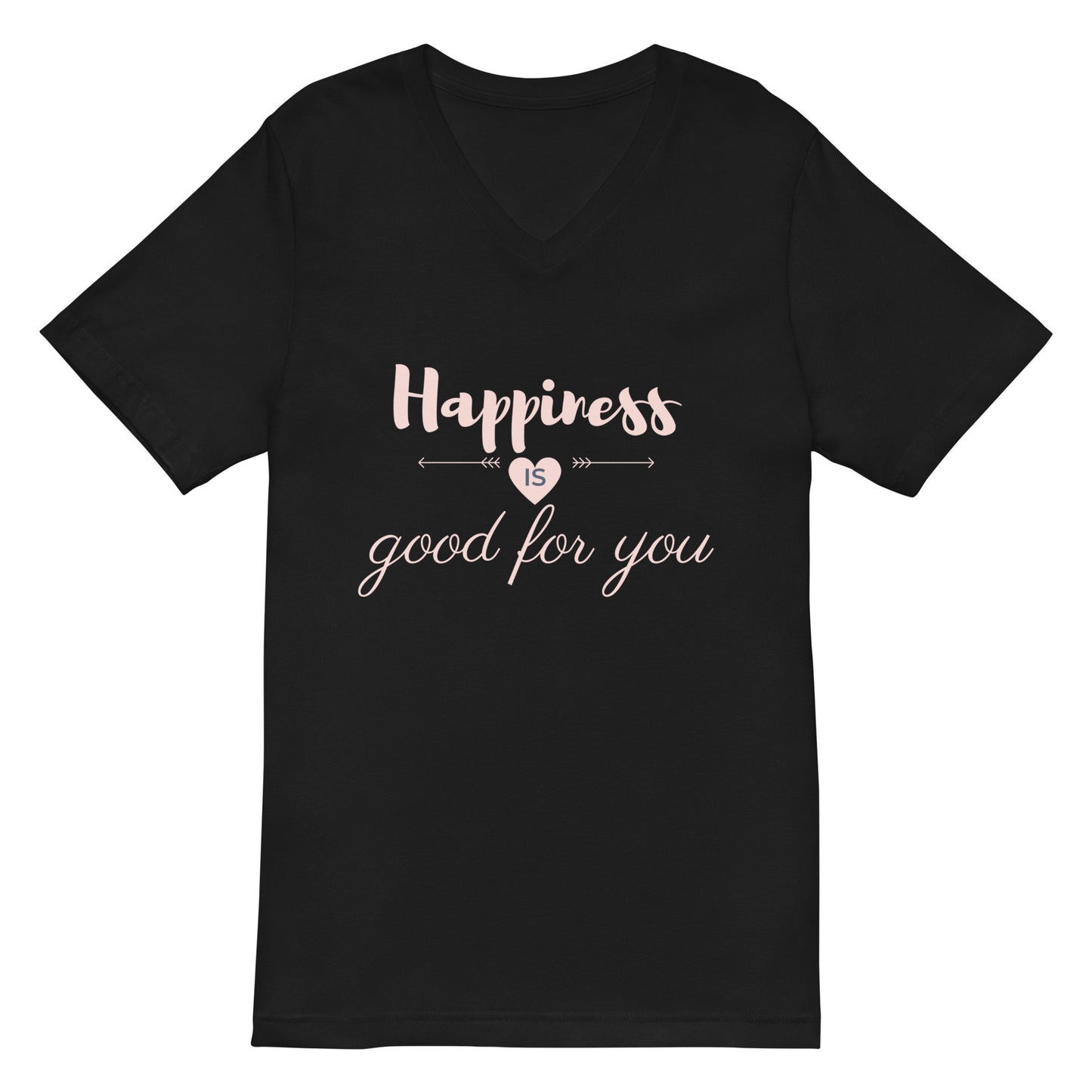 Happiness is Good V-Neck Tee