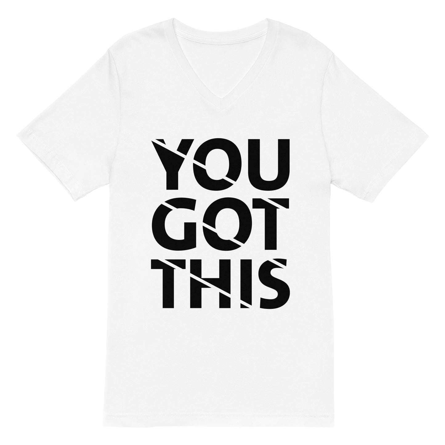 You Got This Fitted V-neck Tee
