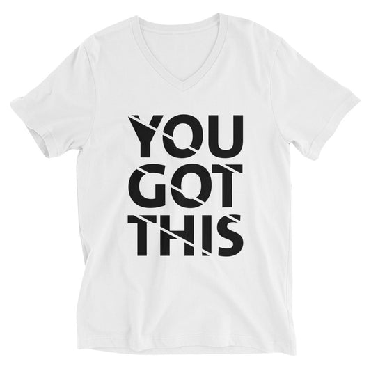 You Got This Fitted V-neck Tee