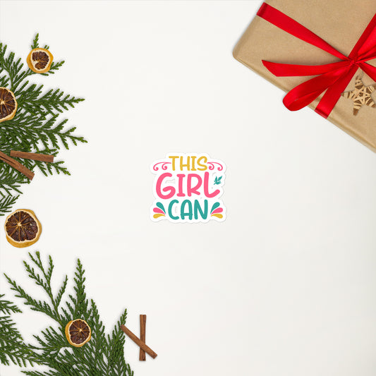 This Girl Can Stickers