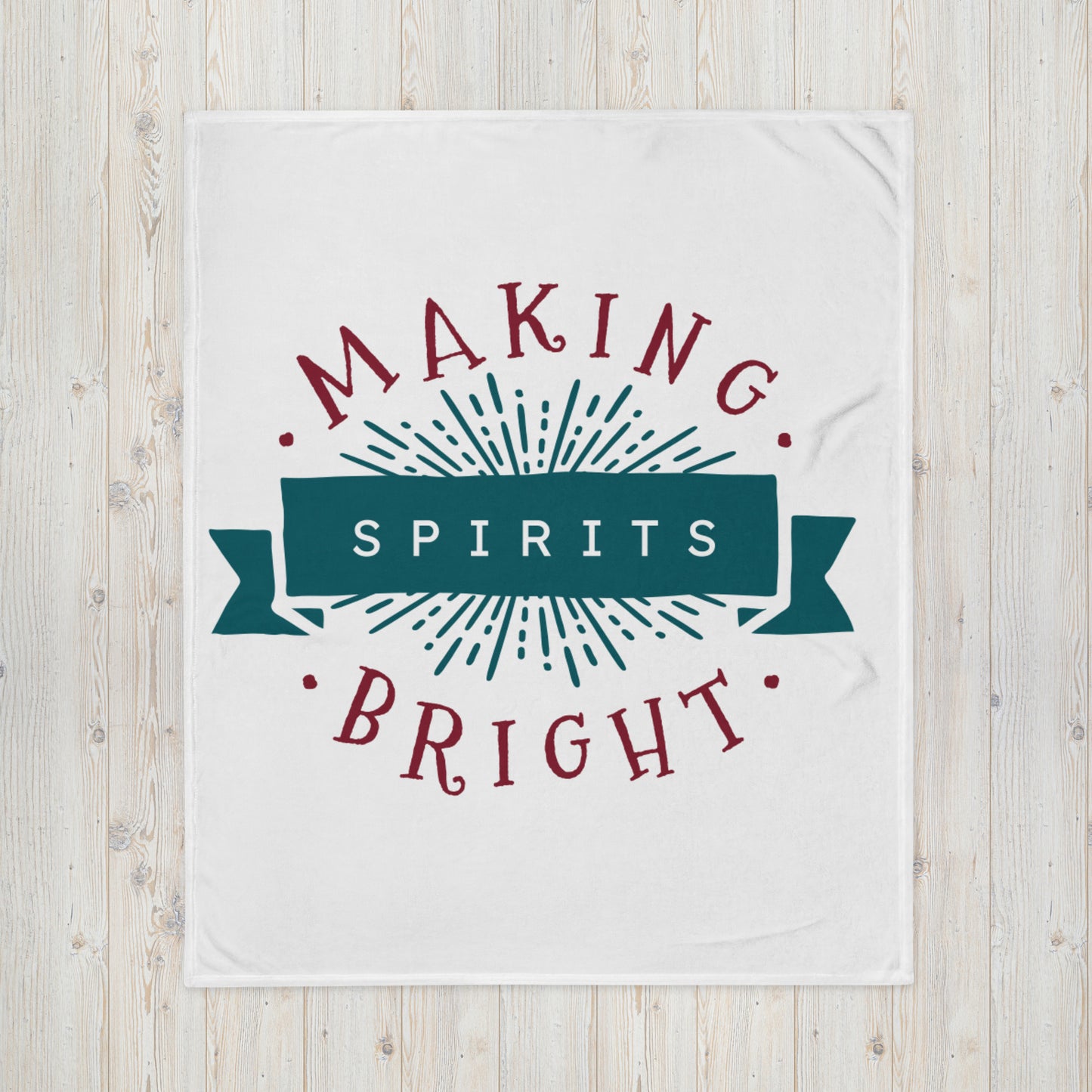Spirits Bright Throw Blanket