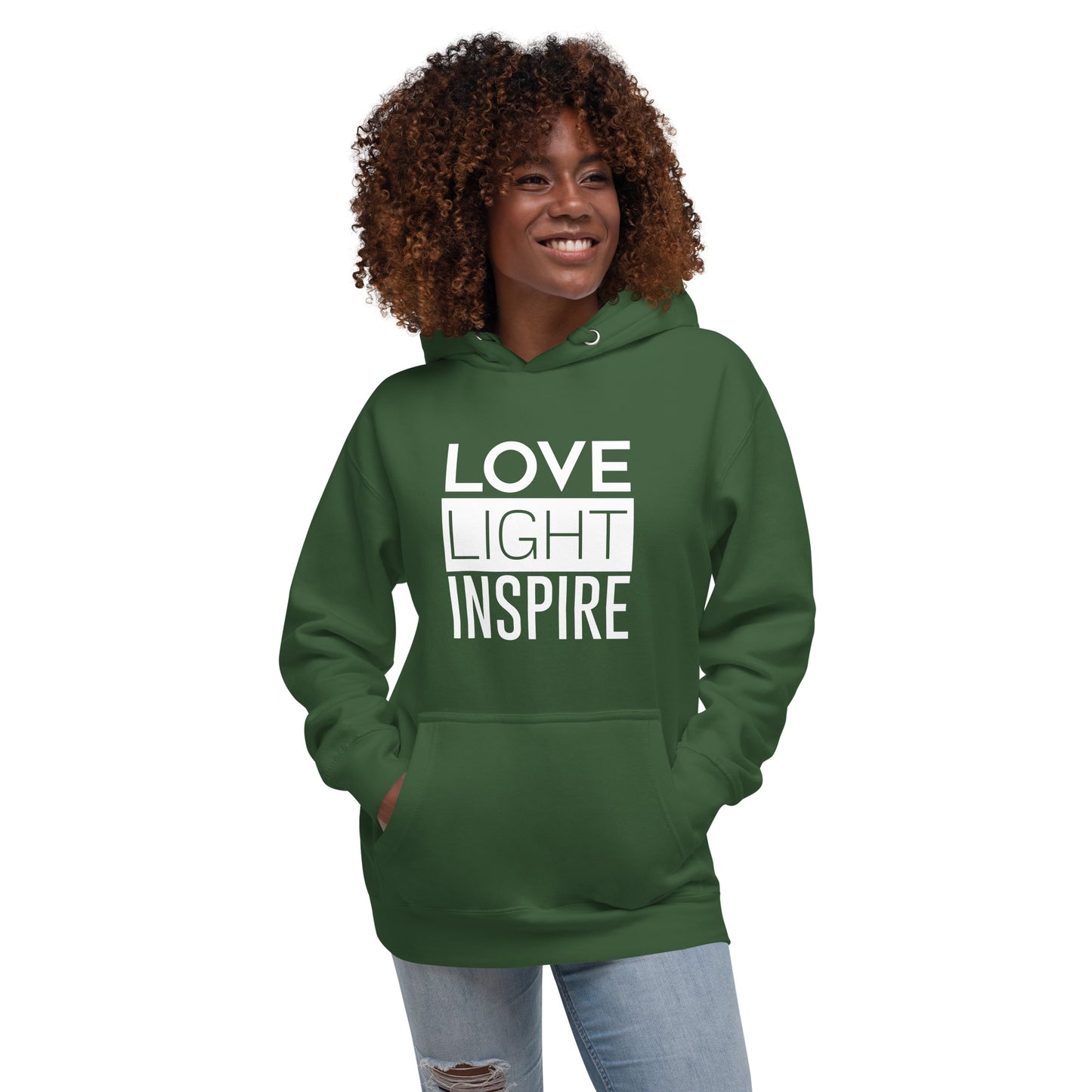 Love Light Inspire Hoodie