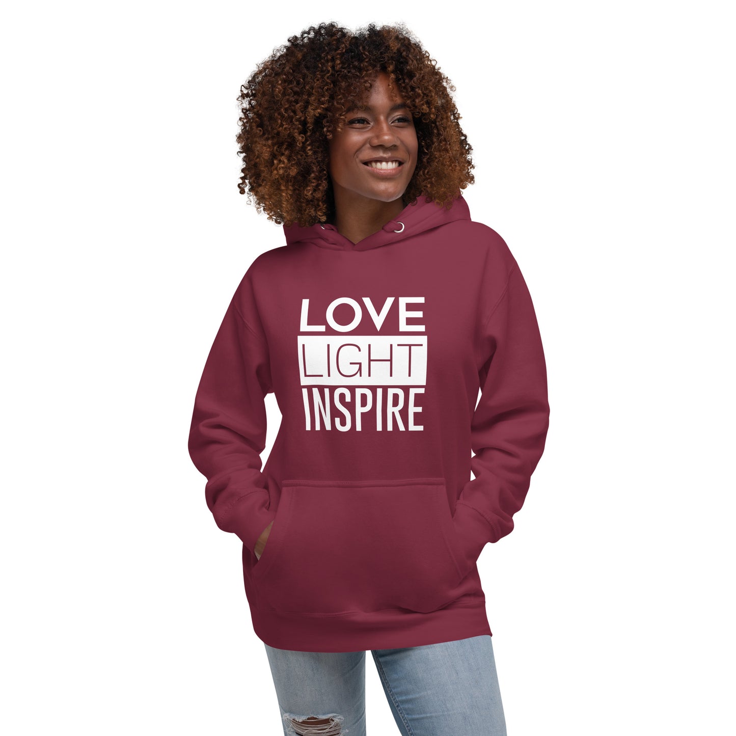 Love Light Inspire Hoodie