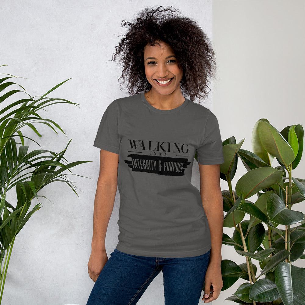 Integrity & Purpose Black Letter Unisex Tee