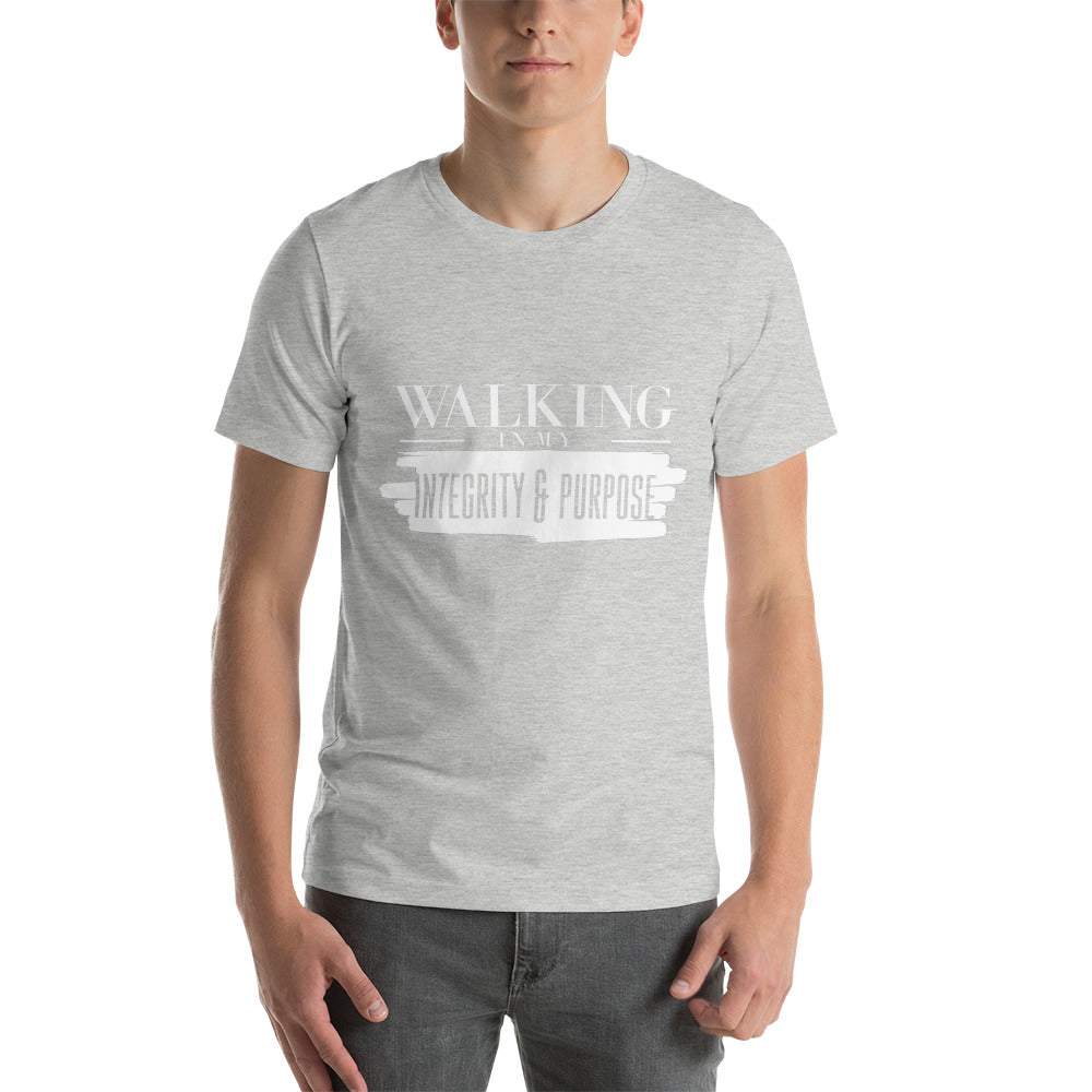 Integrity & Purpose White Letter Unisex Tee