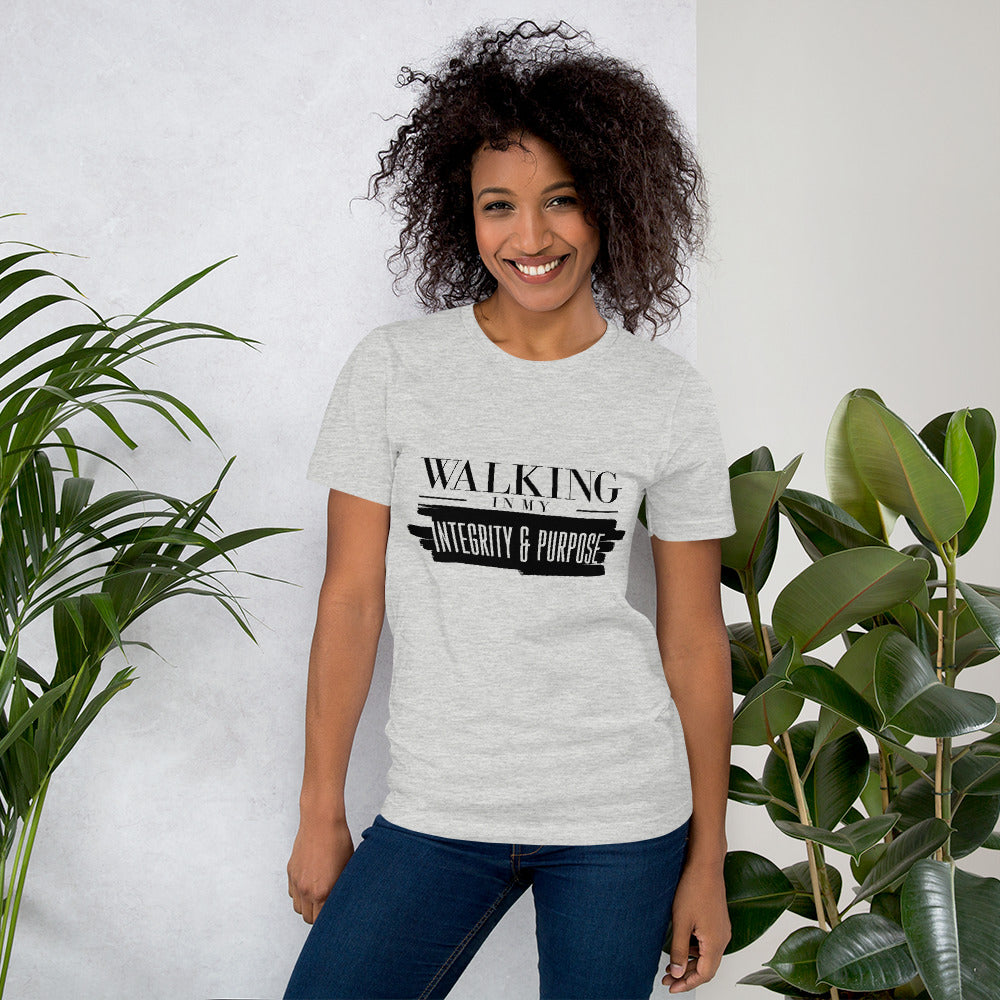 Integrity & Purpose Black Letter Unisex Tee
