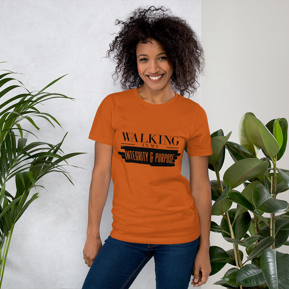 Integrity & Purpose Black Letter Unisex Tee