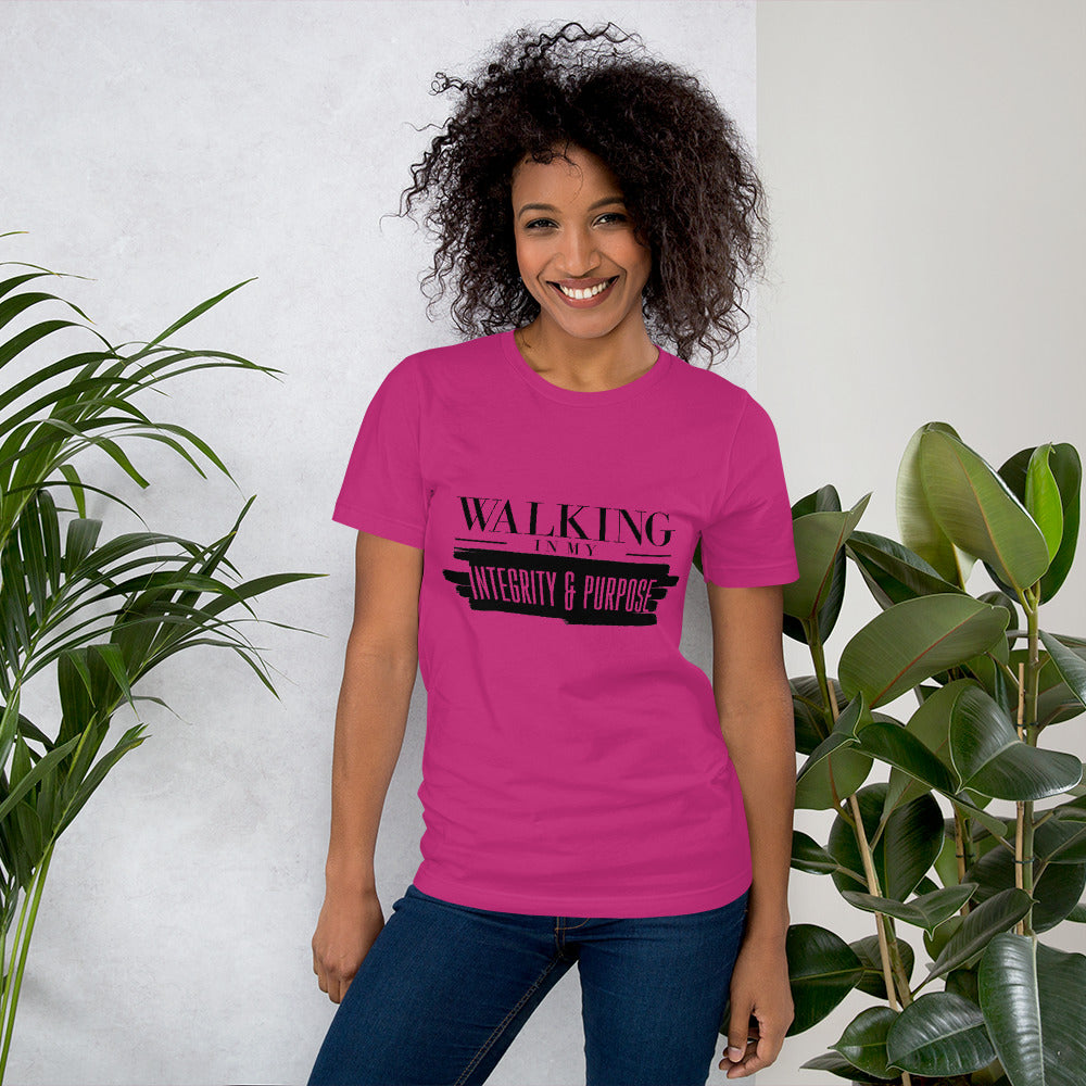 Integrity & Purpose Black Letter Unisex Tee
