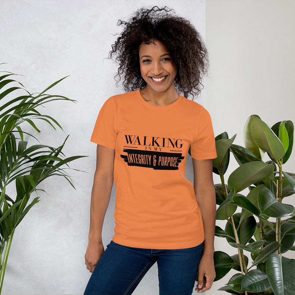 Integrity & Purpose Black Letter Unisex Tee