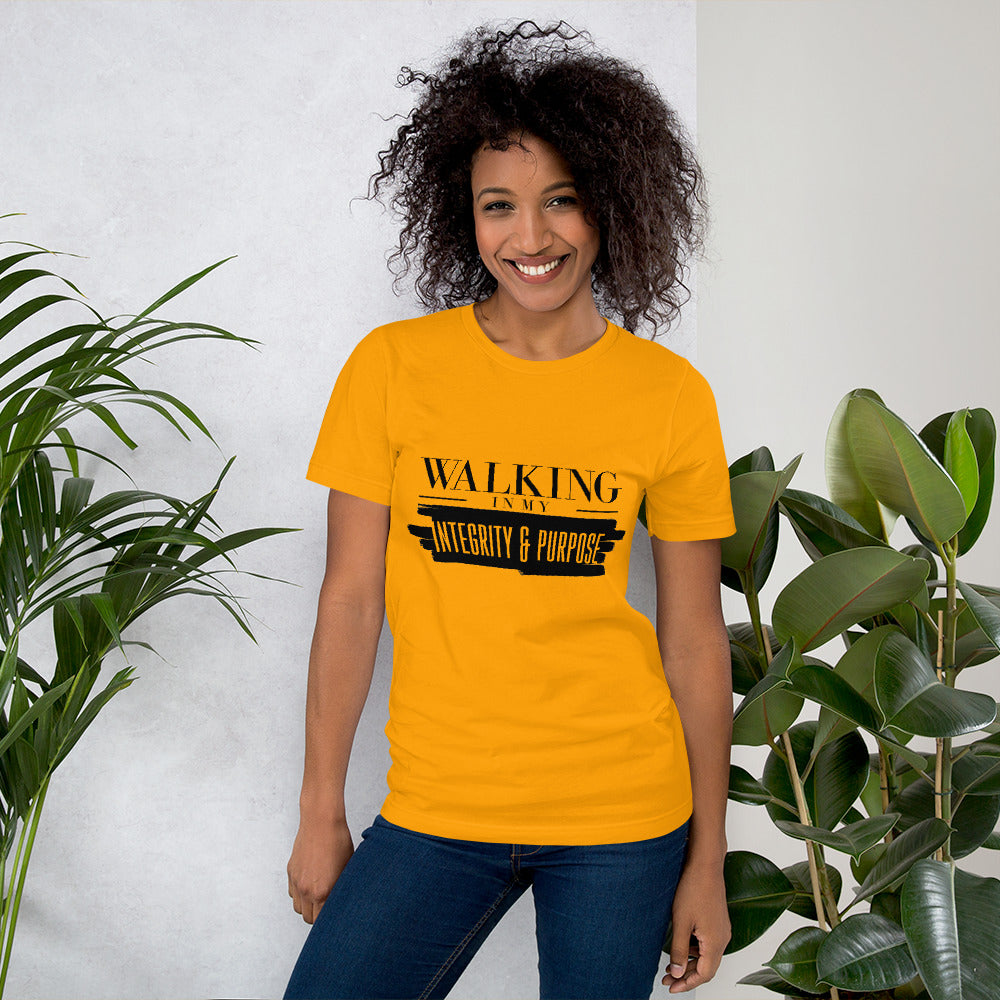 Integrity & Purpose Black Letter Unisex Tee
