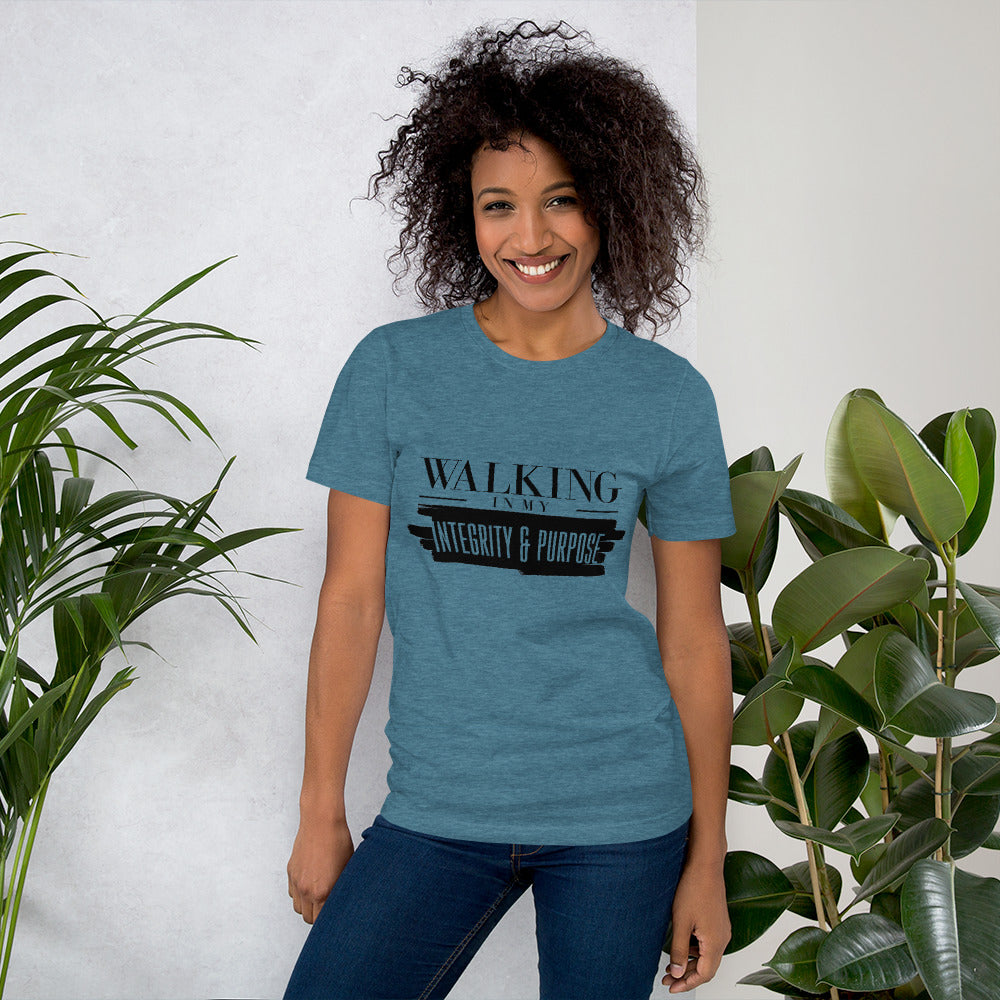 Integrity & Purpose Black Letter Unisex Tee