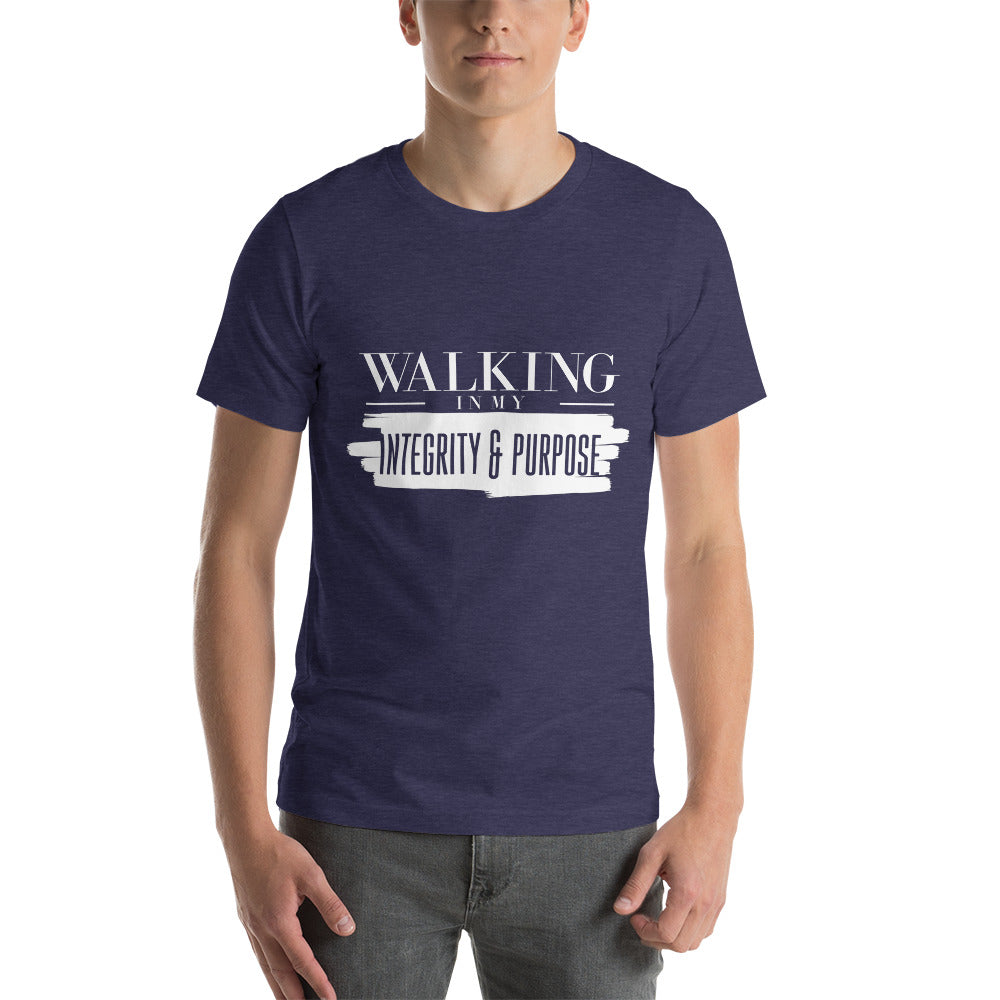 Integrity & Purpose White Letter Unisex Tee