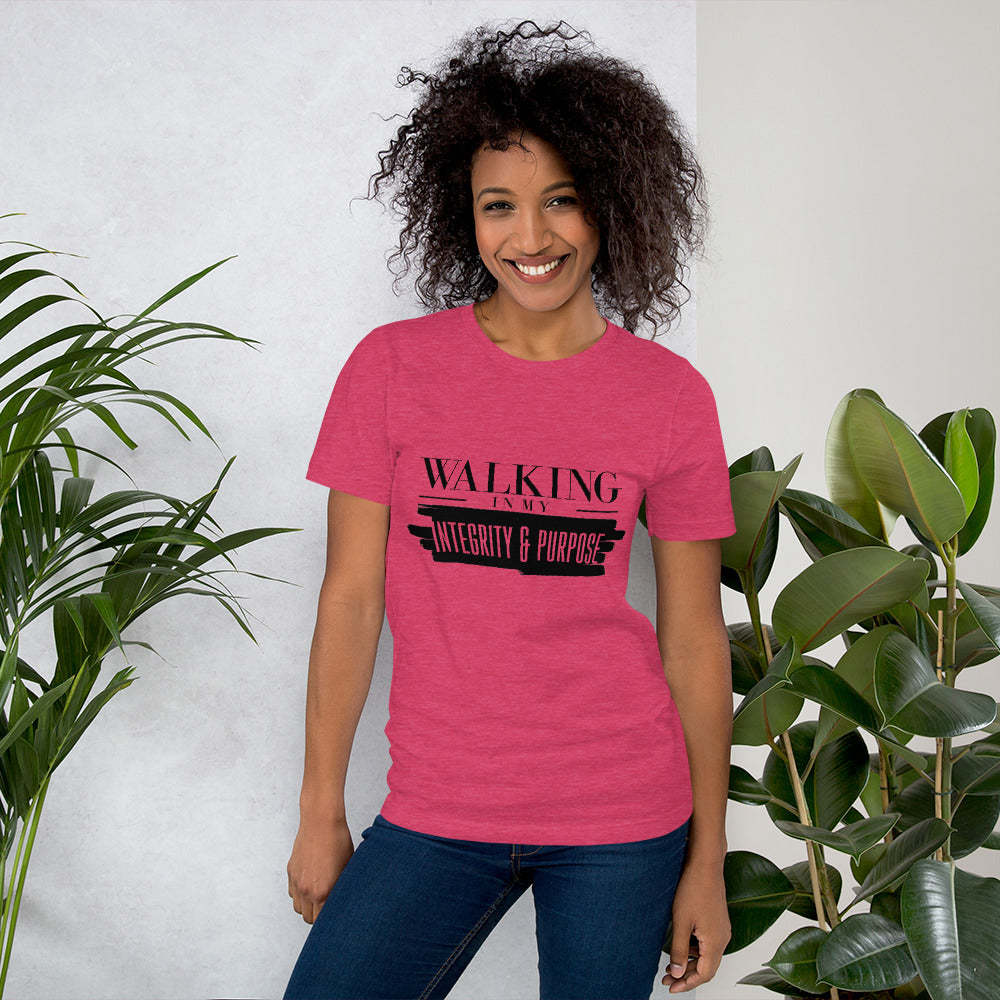 Integrity & Purpose Black Letter Unisex Tee