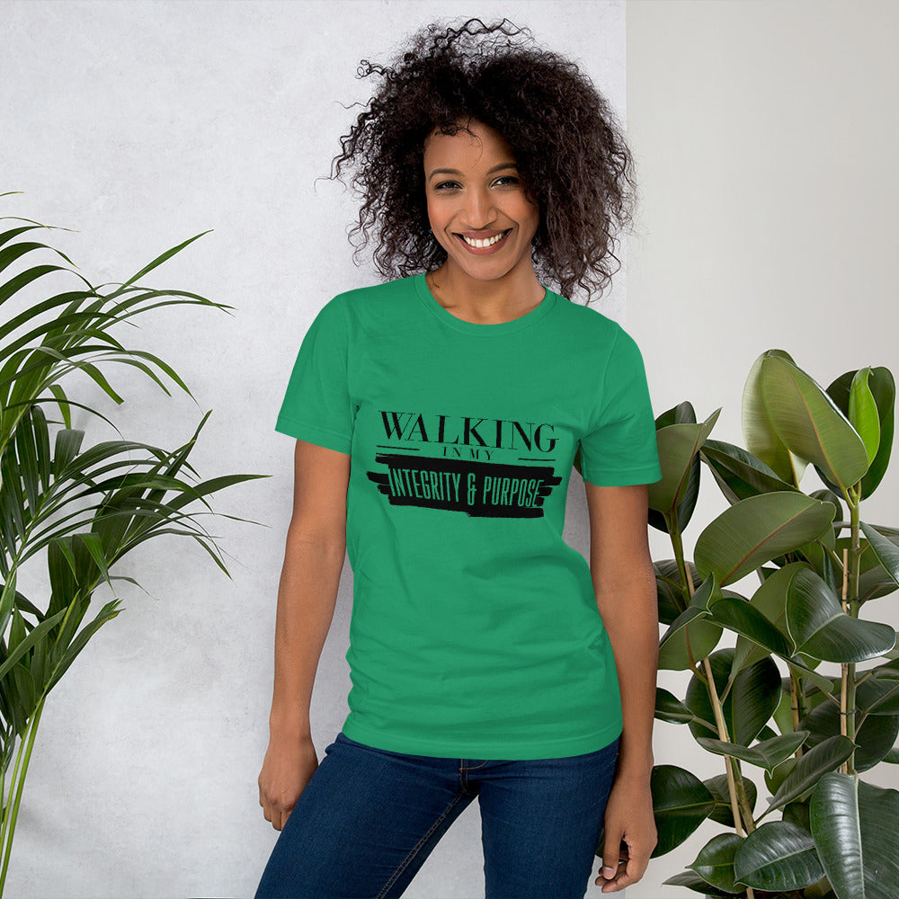 Integrity & Purpose Black Letter Unisex Tee