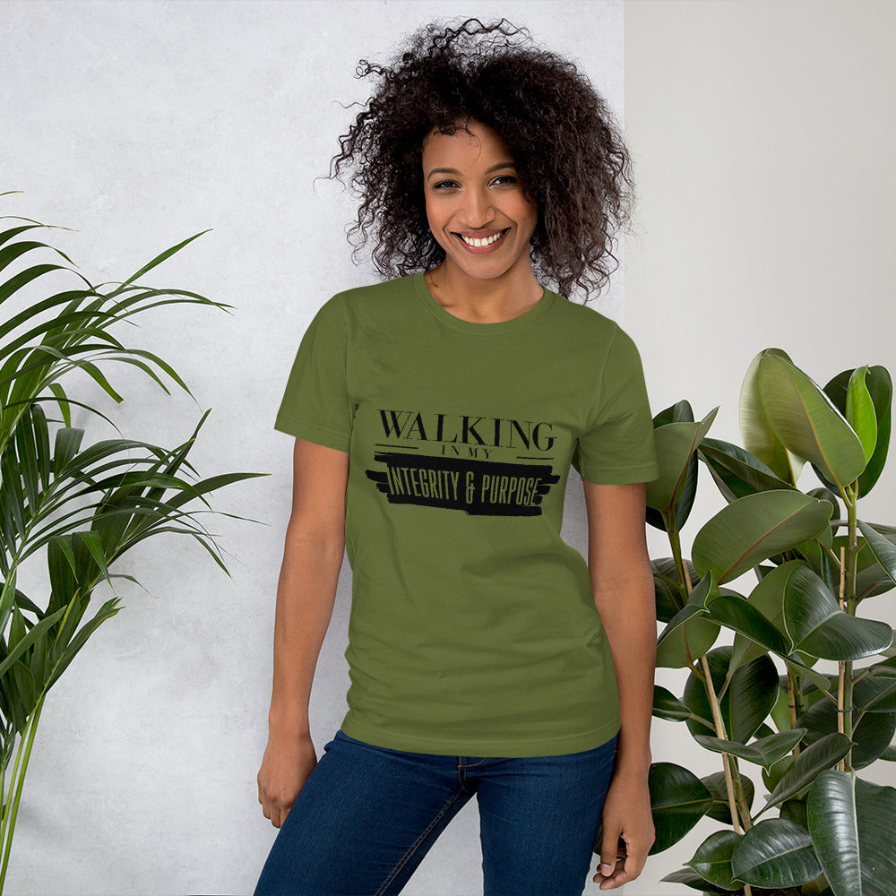 Integrity & Purpose Black Letter Unisex Tee