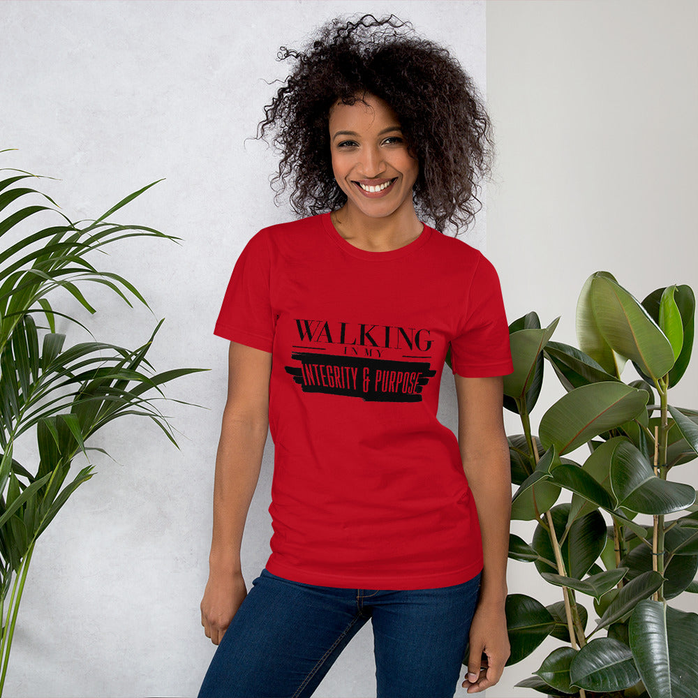 Integrity & Purpose Black Letter Unisex Tee