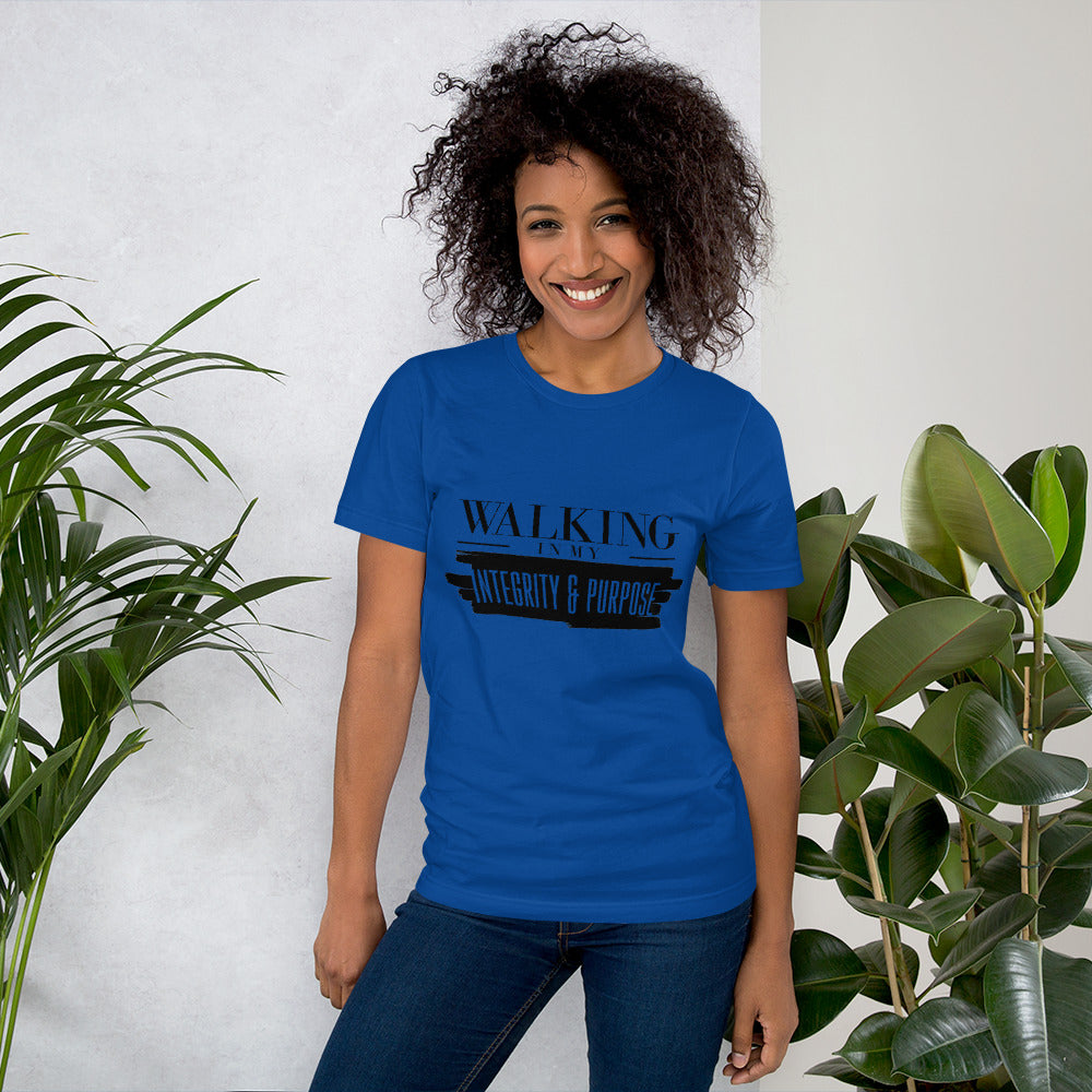 Integrity & Purpose Black Letter Unisex Tee