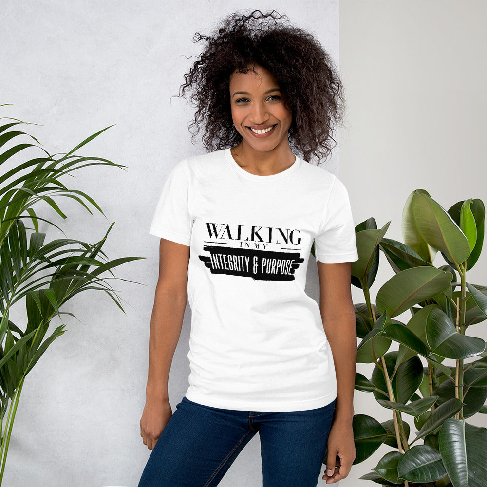 Integrity & Purpose Black Letter Unisex Tee