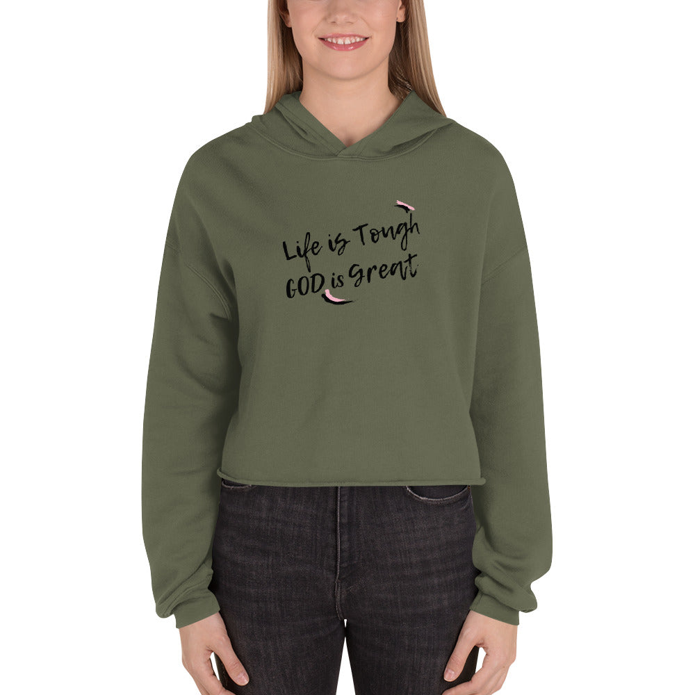 God is Great Crop Hoodie