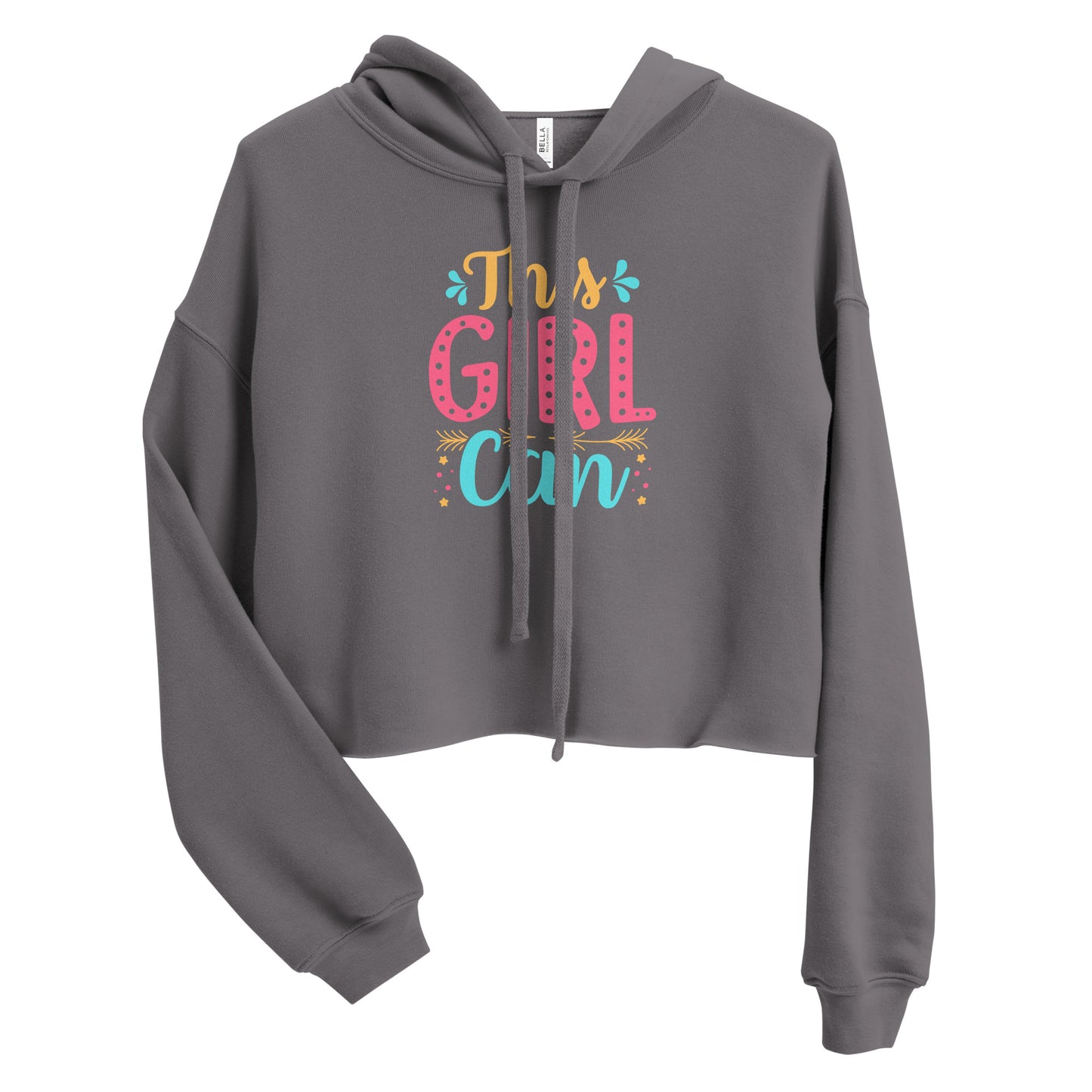 This Girl Can Crop Hoodie