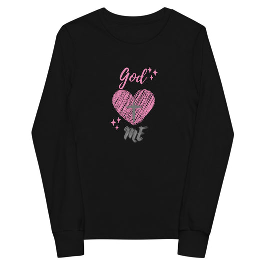 God Loves Me Kids LS Tee