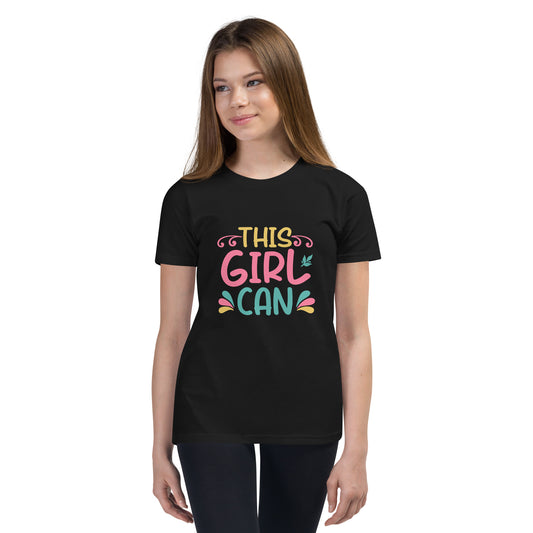 Youth This Girl Can T-Shirt