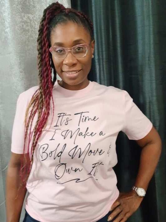 Bold Move Unisex Organic Cotton Tee