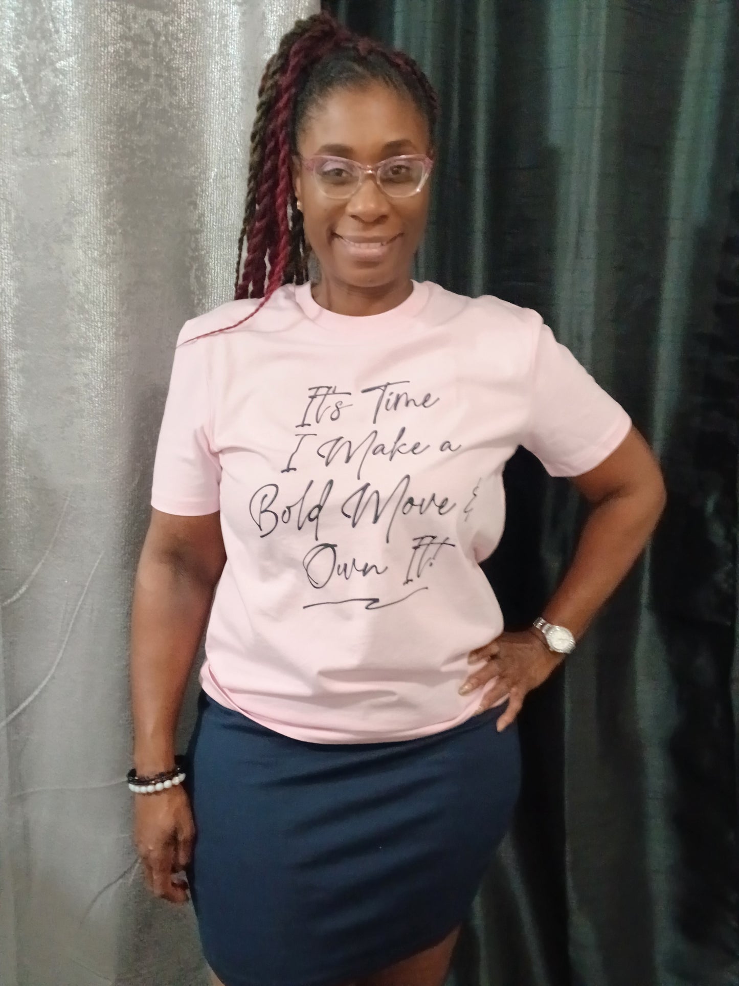 Bold Move Unisex Organic Cotton Tee