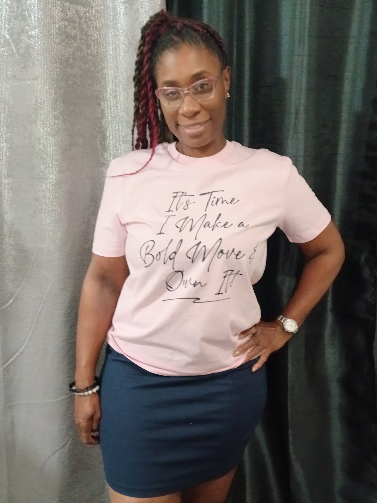 Bold Move Unisex Organic Cotton Tee