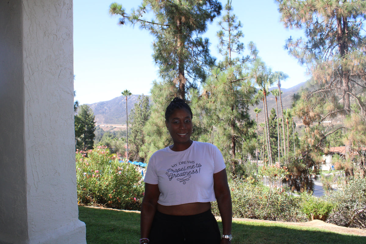 Dreams Propel Me Crop Top