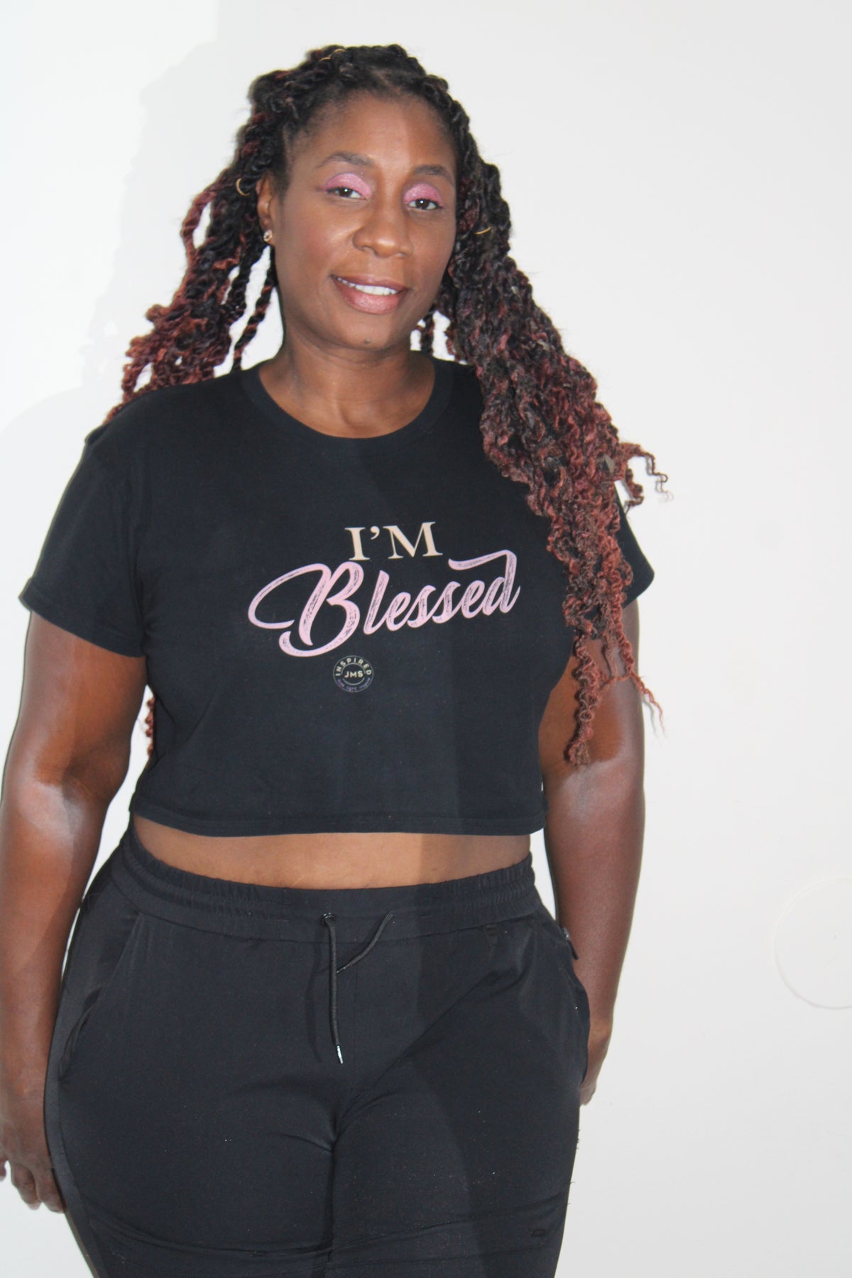 I'M Blessed Crop Tee